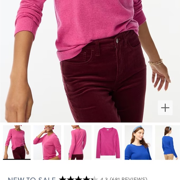 Brand new cotton wool J Crew Teddie sweater - Picture 3 of 6